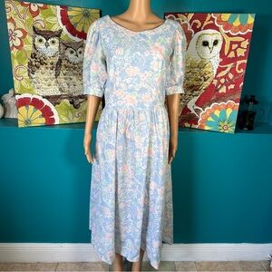 Lanz Originals Cottage Core Dress  80s Size 14